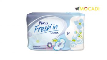 Nin's Fresh In Ultra Thin Overnight pads