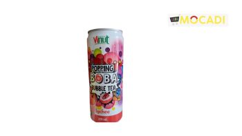 Vinut Popping Bubble Tea in Can Lychee 320ml